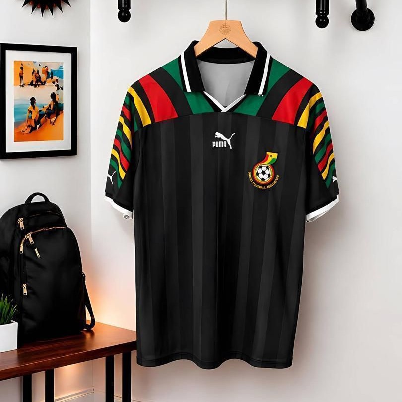 Ghana Heritage Black Edition: Premium Sportswear Jersey