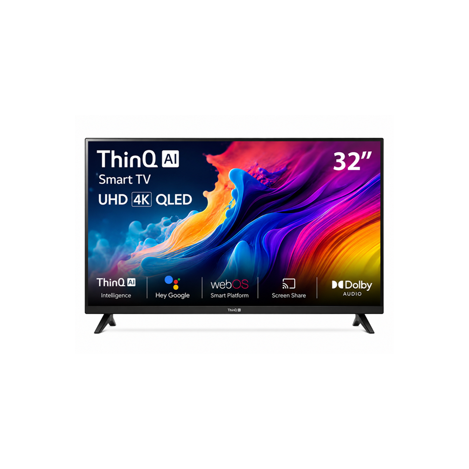 ThinQ AI Smart TV 32" UHD 4K QLED